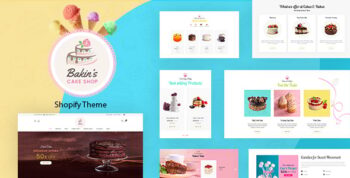 Bakins | Shopify Cake Shop, Bakery Theme