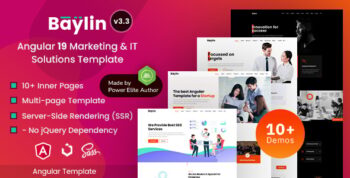 Baylin - Angular 19 Marketing Agency & IT Solutions Template + SSR