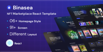 Binasea | NFT Marketplace React Template