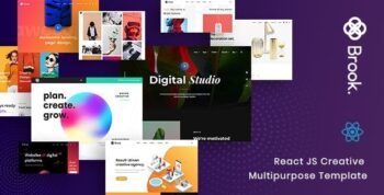 Brook - React Portfolio Template