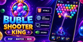 Bubble Shooter King – Endless HTML5 Bubble Shooter Game