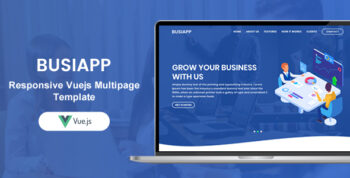 Busiapp | Responsive Vuejs Multi Purpose Multi Pages Template