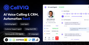 CallVIQ – AI Voice Calling & CRM SaaS for Marketing, Sales, Support & Lead Automation