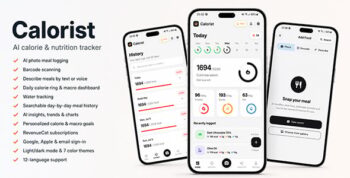 Calorist | Flutter App AI Calorie and Nutrition Tracker