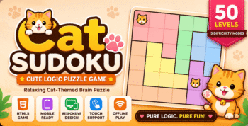 Cat Sudoku | HTML5 Logic Puzzle Game