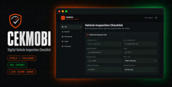 CekMobi | Digital Vehicle Inspection Checklist HTML Template
