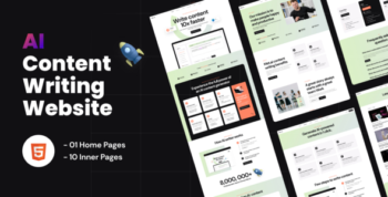 Contis - AI Writer & Copywriting Landing Page HTML Template