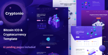 Cryptonio - Cryptocurrency HTML Template