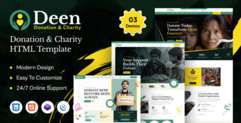 Deen - Donation & Charity HTML Template