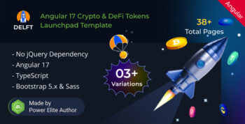 Delft - Angular Crypto & DeFi Tokens Launchpad Template