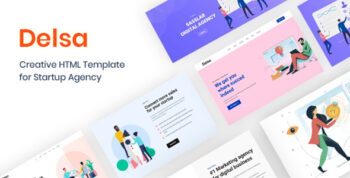 Delsa - Creative HTML Template for Startup Agency