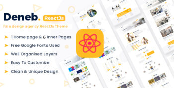 Deneb - Creative Portfolio React JS Theme