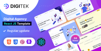 Digitek - Saas & Digital Agency React NextJS Template