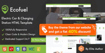 Ecofuel - Electric Car & Charging Station HTML Template