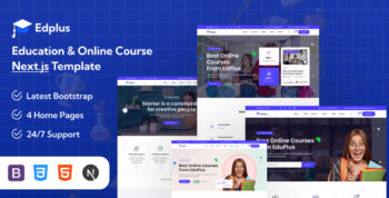 Edplus - Education & Online Course Next Template