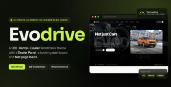 Evodrive — Car Rental & Dealer WordPress Theme