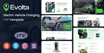 Evolta - Electric Vehicle Charging Station PHP Template