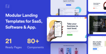 Finity - Landing Page Template for SaaS, Startup & Agency