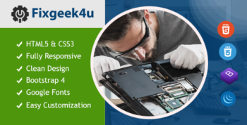 Fixgeek4u - Computer & Mobile Repair HTML5 Responsive Template
