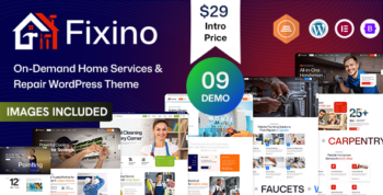 Fixino – On-Demand Home Services & Repair WordPress Theme