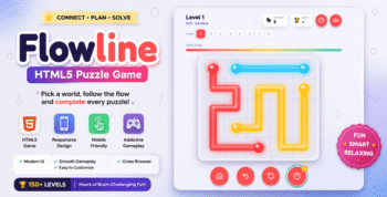 Flowline | HTML5 Connect Puzzle Game