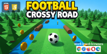 Football Crossy Road | HTML5 Game | Three.js