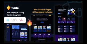 Funto - NFT Marketplace React Next JS Template