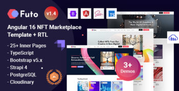 Futo - NFT Marketplace Angular 16 Theme