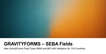 GravityForms - SEPA Fields