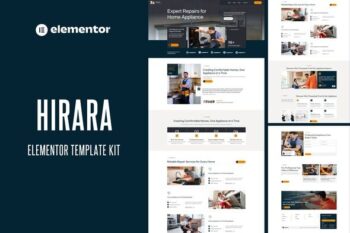 Hirara - Home Appliance Repair Services Elementor Template Kit