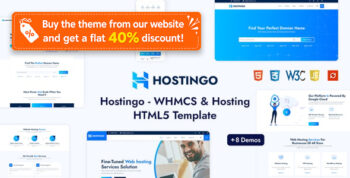 Hostingo - WHMCS & Hosting HTML5 Template