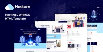Hostom -  Web Hosting & WHMCS HTML Template