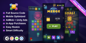 Infinity Number Merging — Unity Complete Game Template