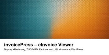 invoicePress - EN16931 e-Invoice Viewer