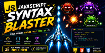 Javascript Syntax Blaster | Html5 Coding Game