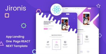 Jironis - React Next App Landing Page Template