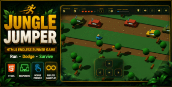Jungle Jumper | HTML5 Endless Lane Crosser Game