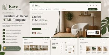 Kave – Furniture HTML Template