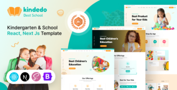 Kindedo - Kindergarten & School React, Next js Template