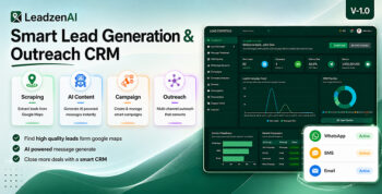 LeadzenAI - Smart Lead Generation & Outreach CRM