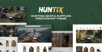 Leo Huntix Elementor – Hunting Gear & Supplies PrestaShop Theme