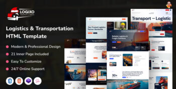 Logixo – Logistics & Transportation HTML Template