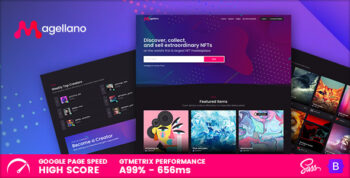 Magellano - NFT Marketplace HTML Template