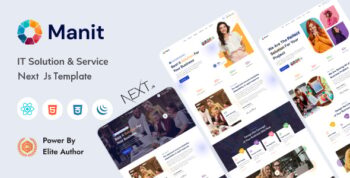 Manit - IT Solutions & Technology Next Js Template
