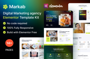Markab — Digital Marketing Elementor Template Kit