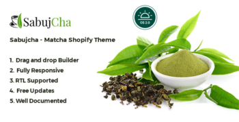 Matcha Shopify Theme - Sabujcha