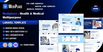 Mediplace - Health & Medical Multipurpose Laravel Template