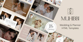 Muhibbi - Wedding & Wedding Planner HTML Template