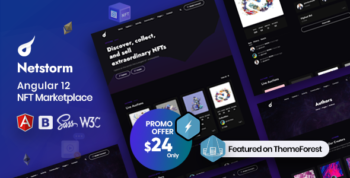 Netstorm - Angular 14 NFT Marketplace