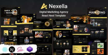 Nexella - Digital Marketing Agency React Next Template